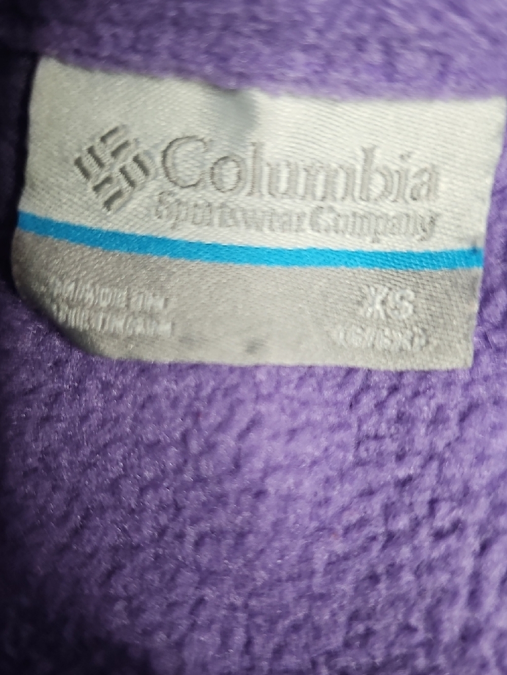 Columbia Lavender Full-Zip Fleece Jacket - Picture 4 of 5